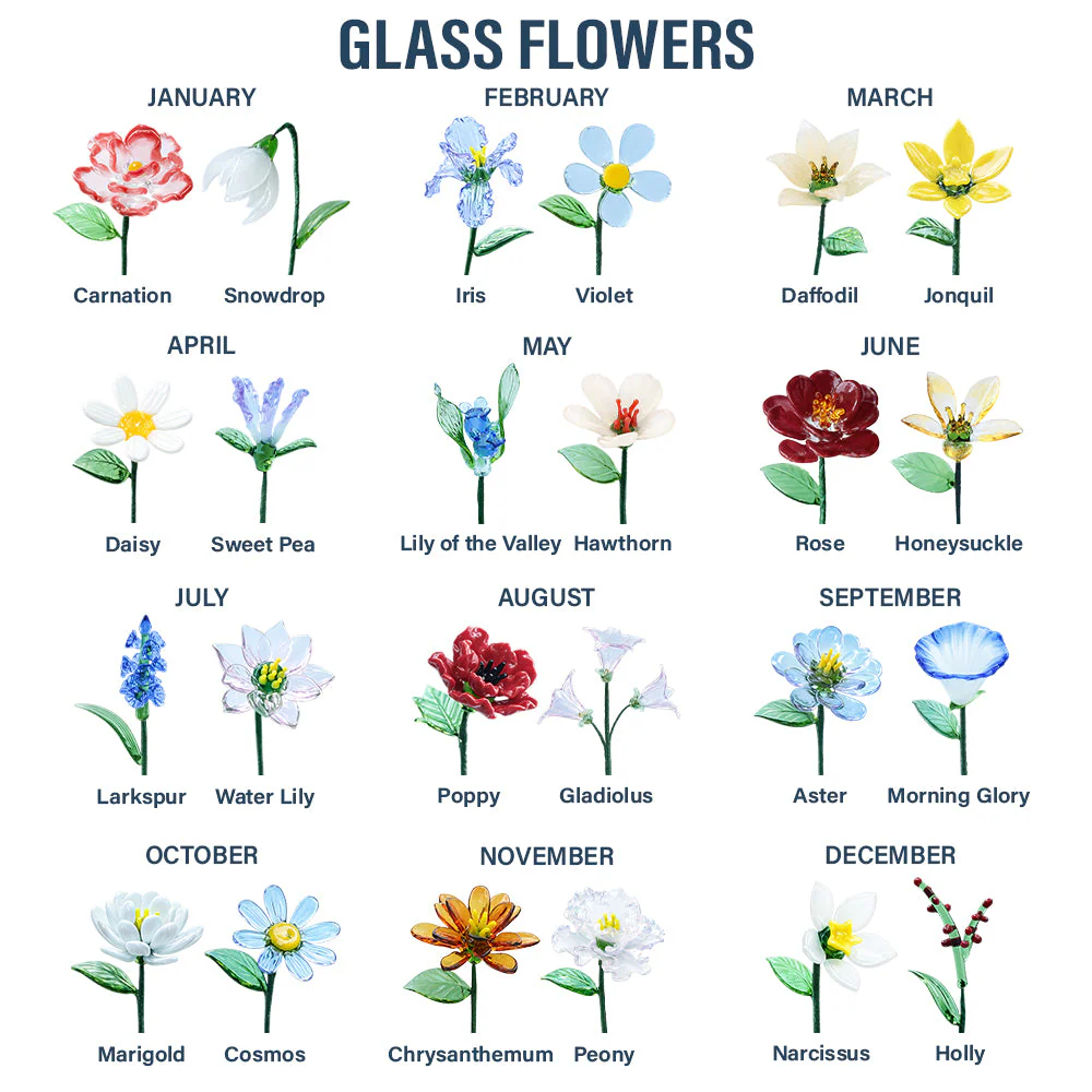 Take A Long Time To Grow Old Friend - Personalized Glass Birth Month Flower - Image 8
