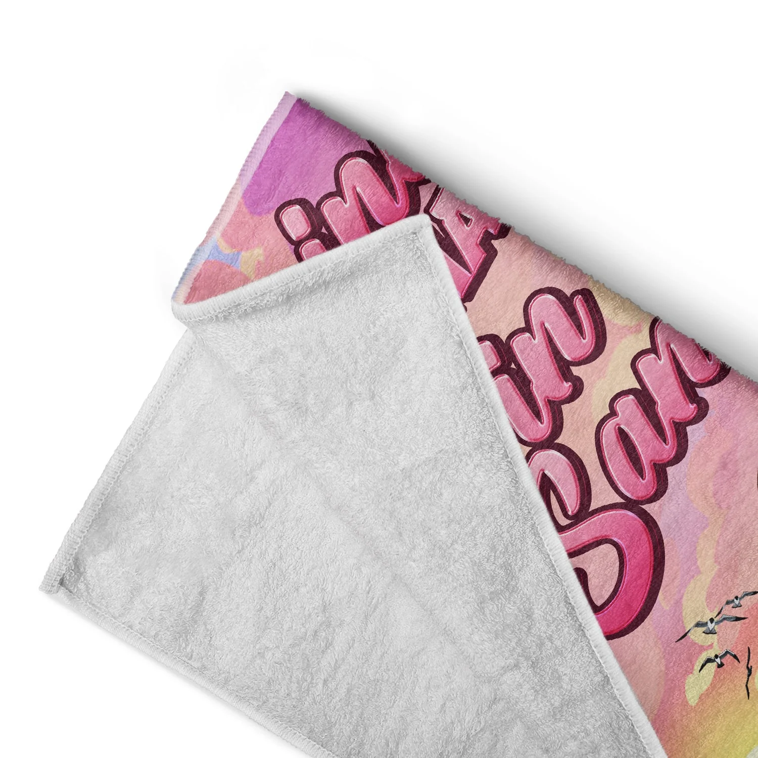Tanned And Tipsy - Travel, Vacation Gift For Woman, Beach Lovers - Personalized Beach Towel - Image 4