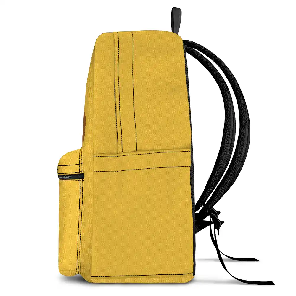 Teddy Bear Kid - Personalized Canvas Backpack - Image 3