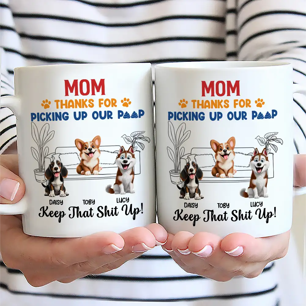 Thank You And Keep That Shit Up - Personalized Mug - Image 2