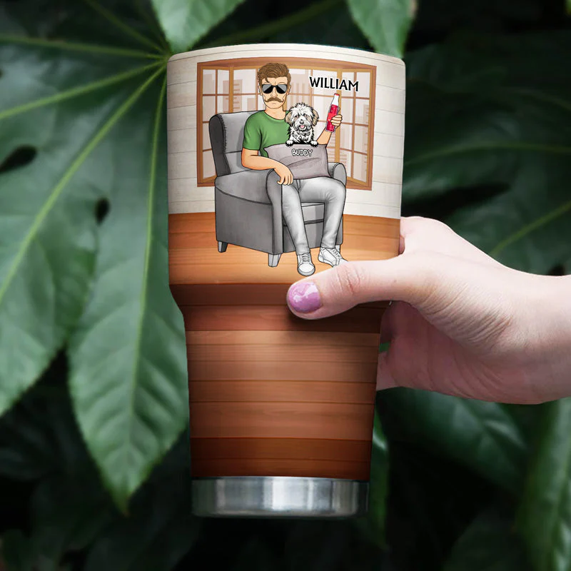 Thank You Best Dog Mom, Dad Ever - Mother, Father Gift - Personalized Custom 30 Oz Tumbler - Image 4