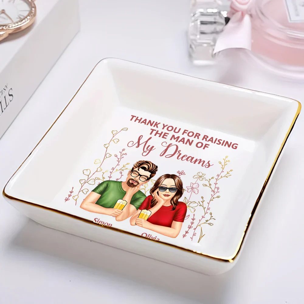 Thank You For Raising The Man - Personalized Ring Dish - Image 2