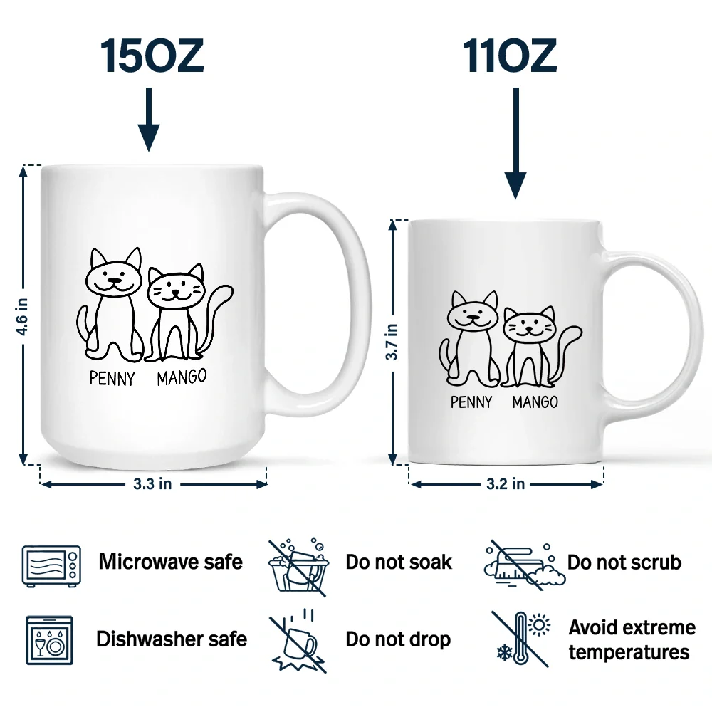 Thank You For Scooping Our Poo - Personalized Mug - Image 4