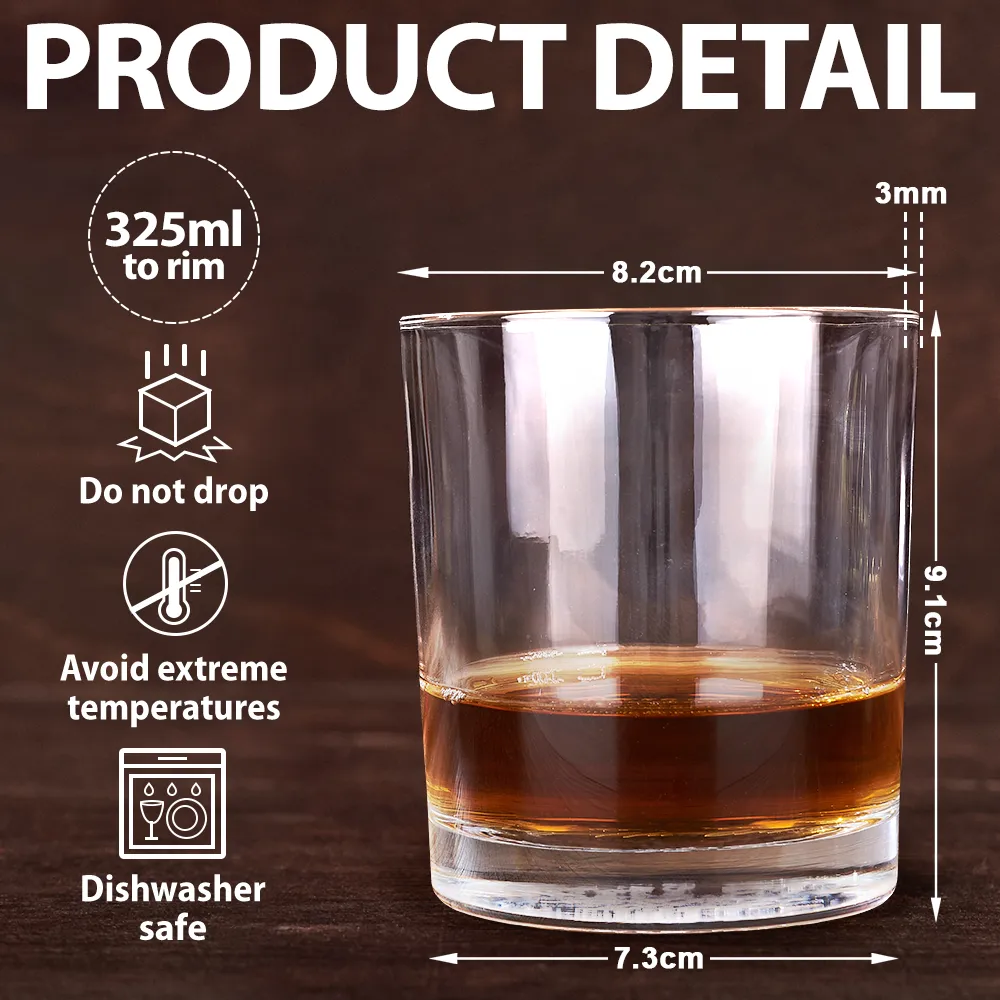 Thanks For All The Orgasms - Personalized Engraved Whiskey Glass - Image 5