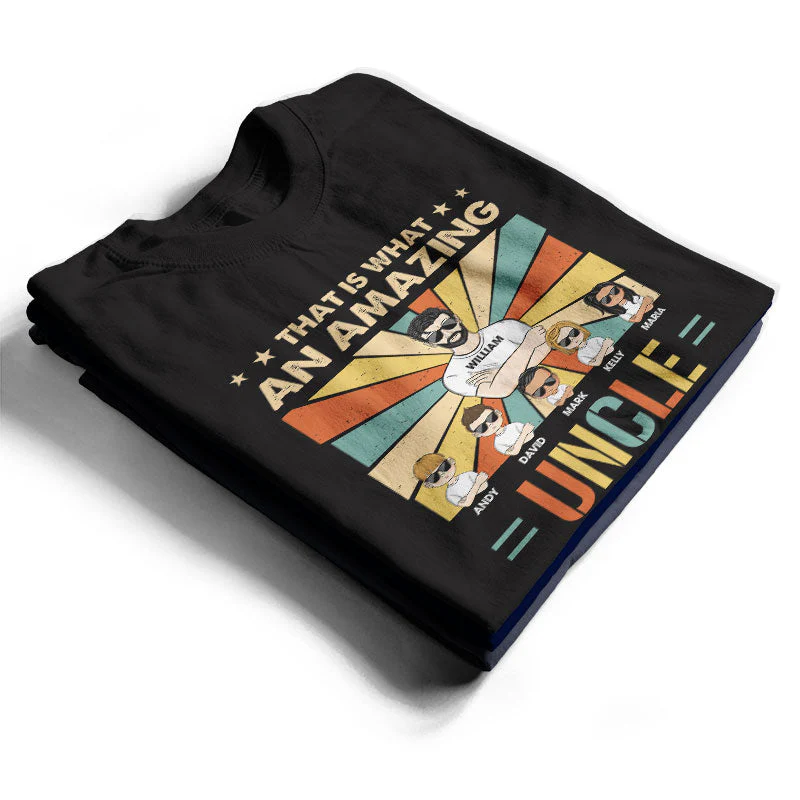 That Is What An Amazing Daddy Looks Like - Gift For Father - Personalized Custom T Shirt - Image 2
