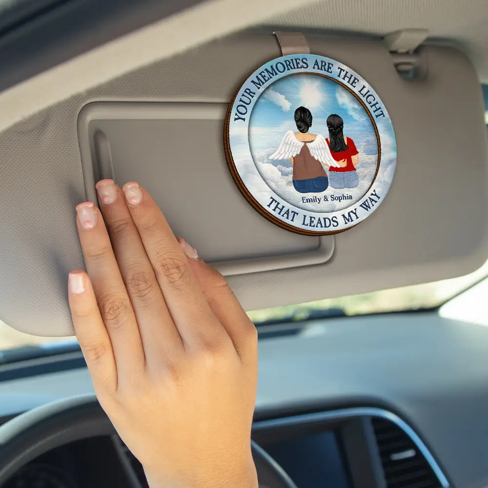 That Leads My Way - Personalized Custom Shaped Car Visor Clip - Image 4