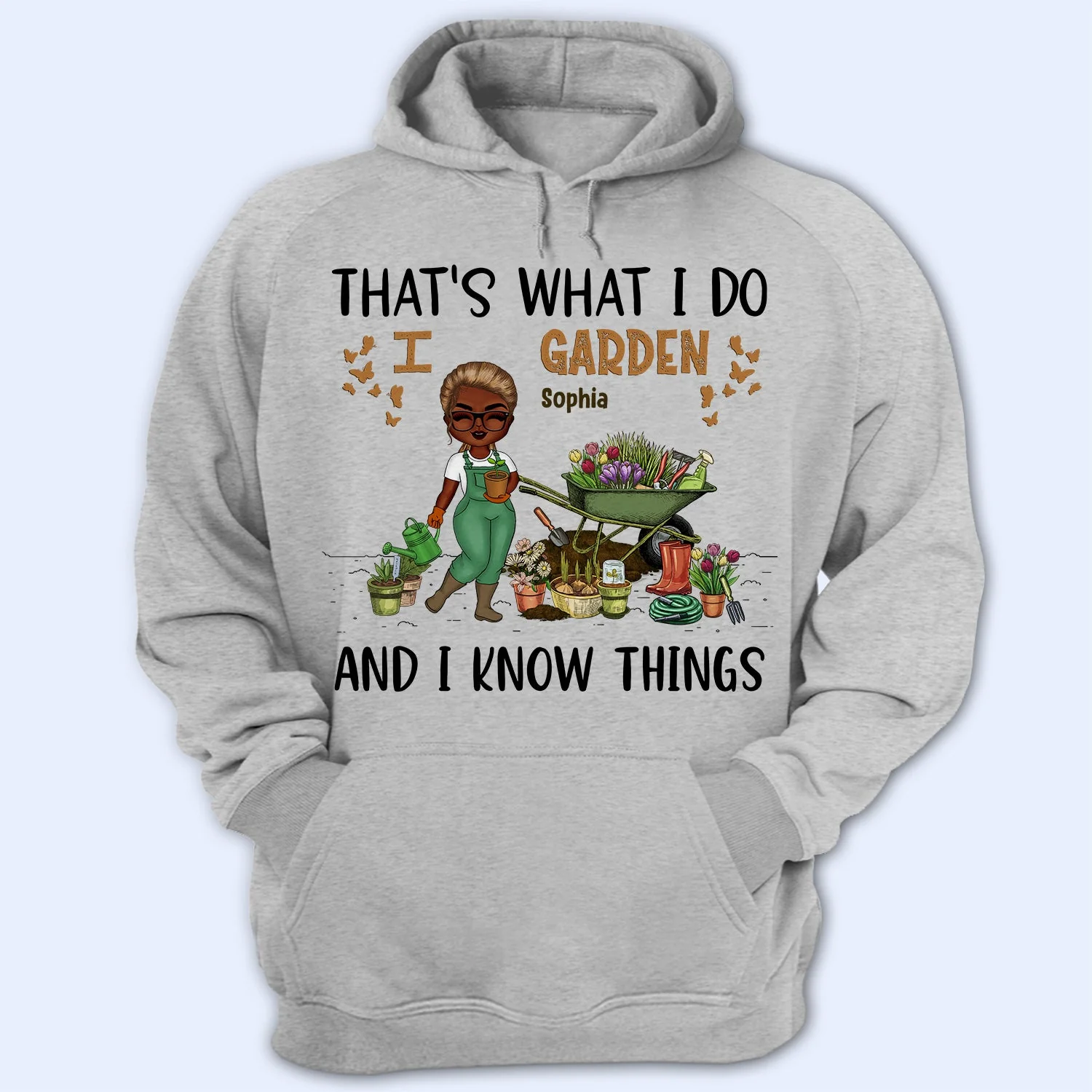 That's What I Do I Garden - Birthday, Loving Gift For Yourself, Women, Men, Plant Lovers - Personalized Custom T Shirt - Image 4