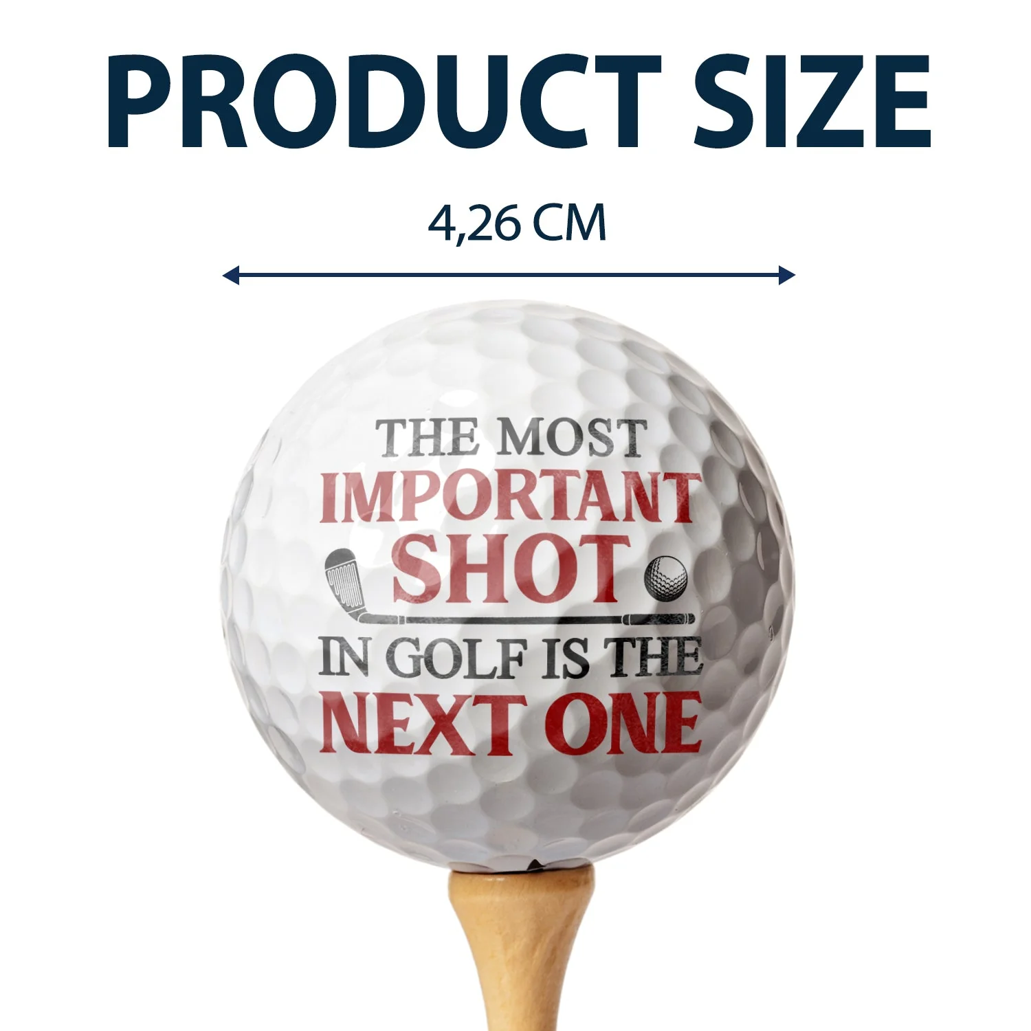 That's What I Do I Play Golf & I Know Things - Gift For Golfer - Personalized Golf Ball - Image 4