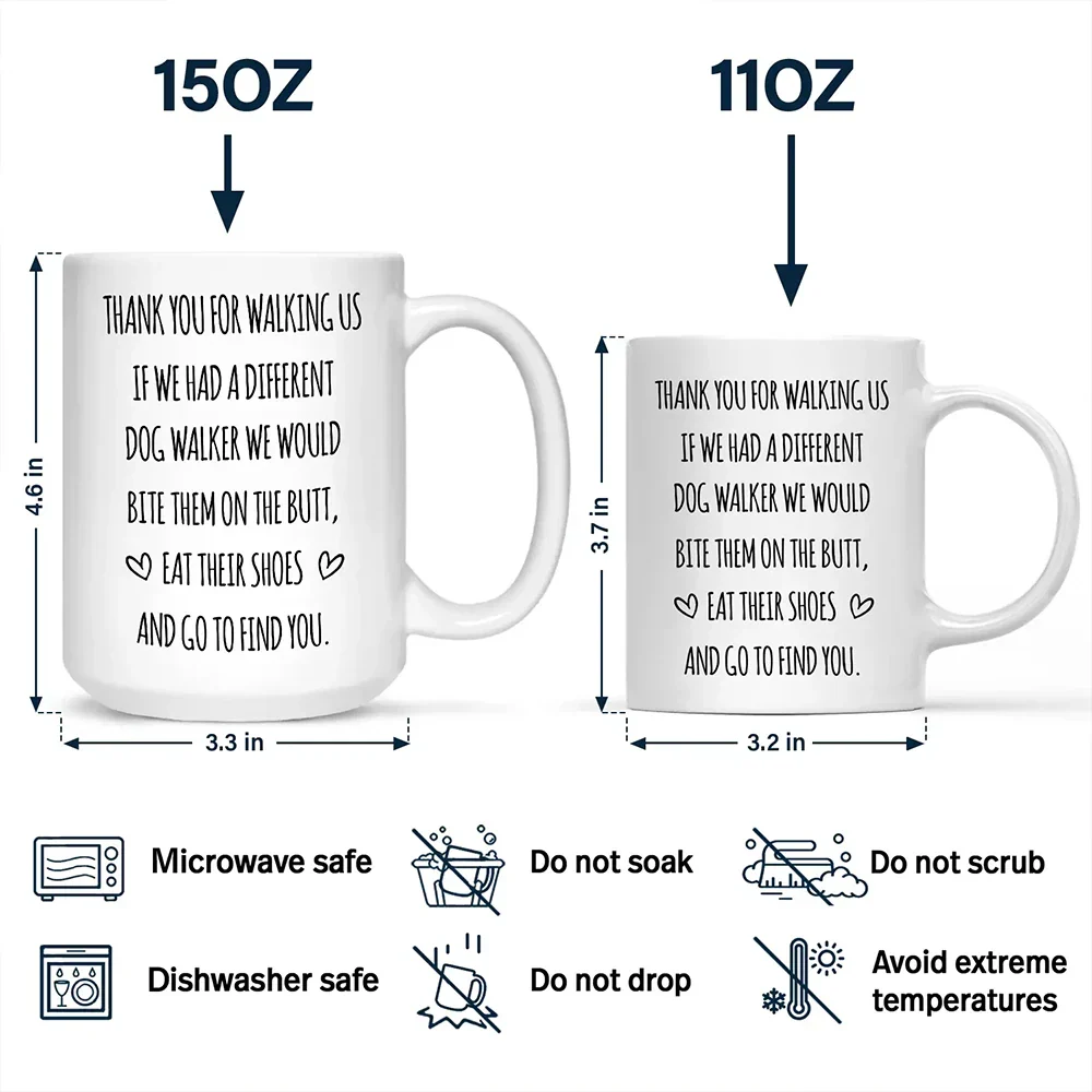 The Best Dog Walker - Personalized Mug - Image 4