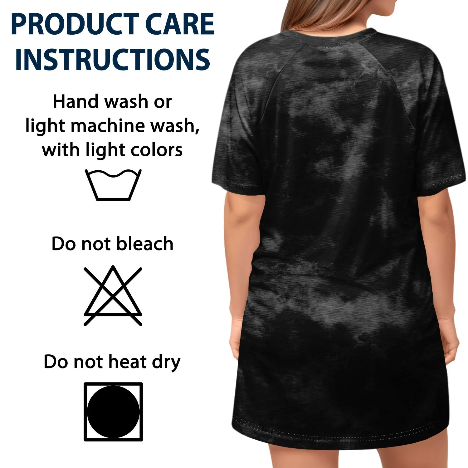 The Cat Mother Tie Dye - Gift For Cat Mom, Cat Lovers - Personalized Women's Sleep Tee - Image 5