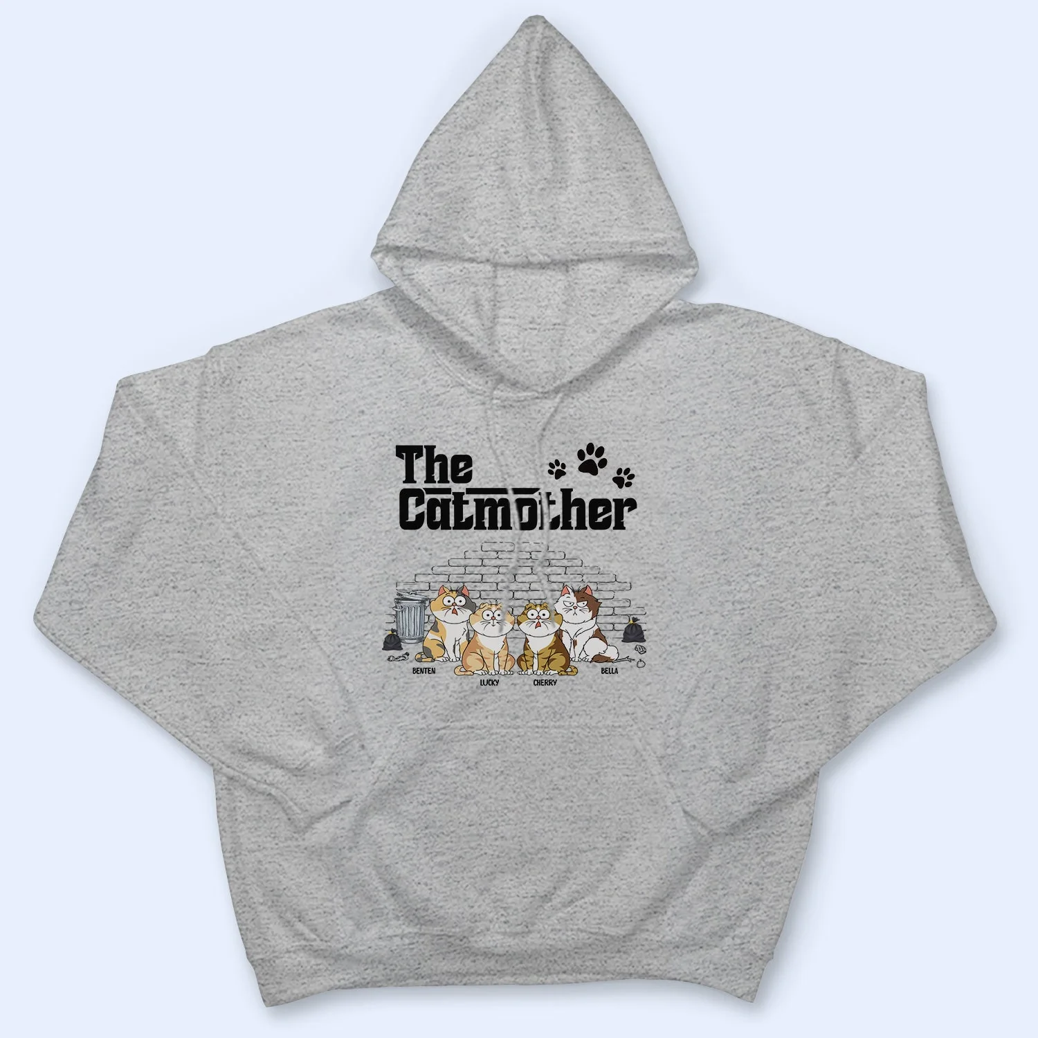 The Catfather The Dogfather - Gift For Pet Lovers - Personalized T Shirt - Image 4