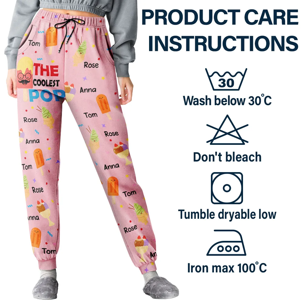 The Coolest Pop Nana - Personalized Pajama Pants - Image 5