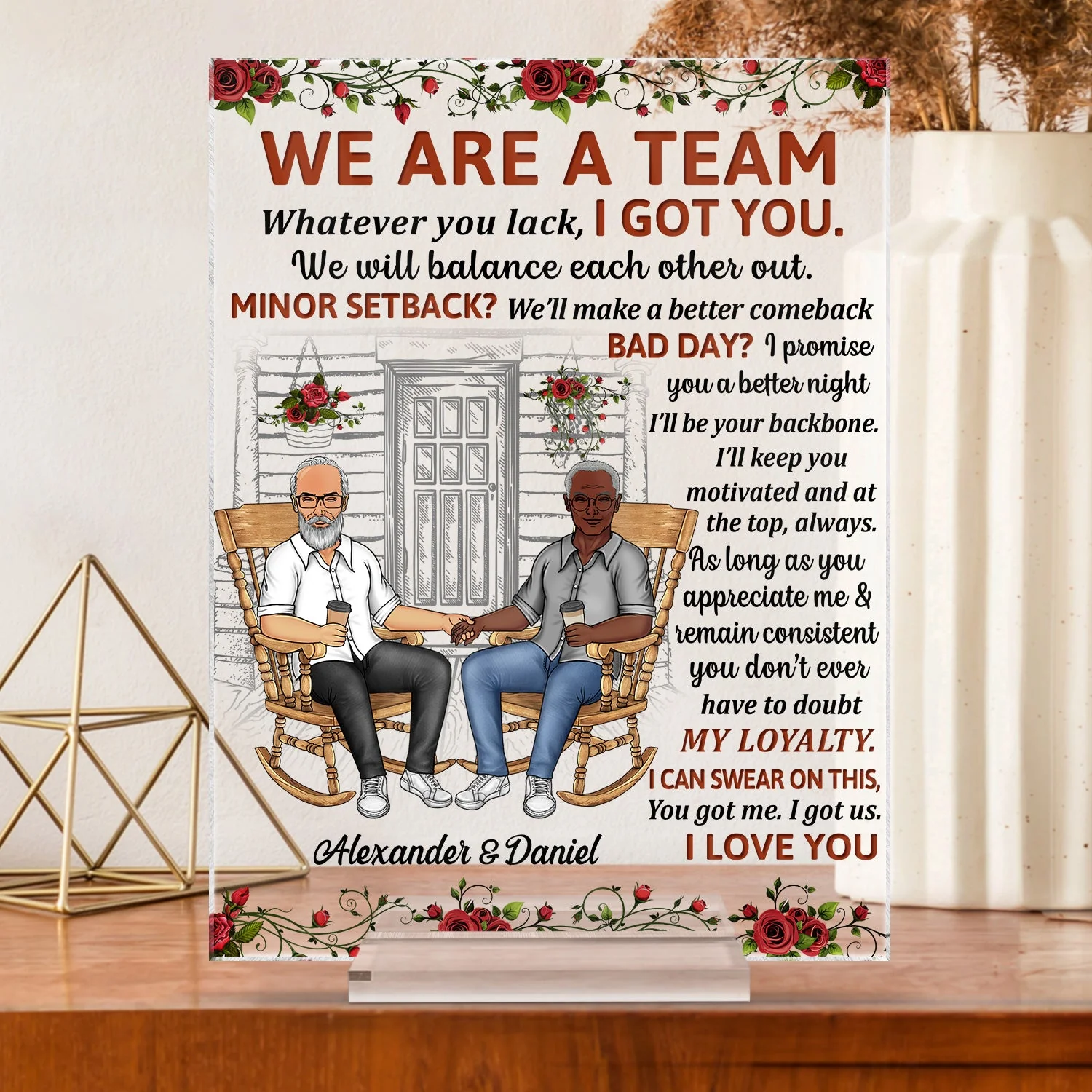 The Day I Met You - Gift For Couples - Anniversary, Birthday Gift For Spouse, Lover, Husband, Wife, Boyfriend, Girlfriend, Couple - Personalized Custom Vertical Rectangle Acrylic Plaque - Image 3