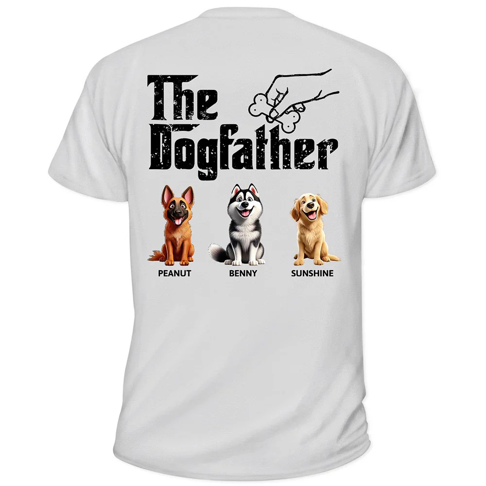 The Dog Father 3D Effect - Personalized T Shirt