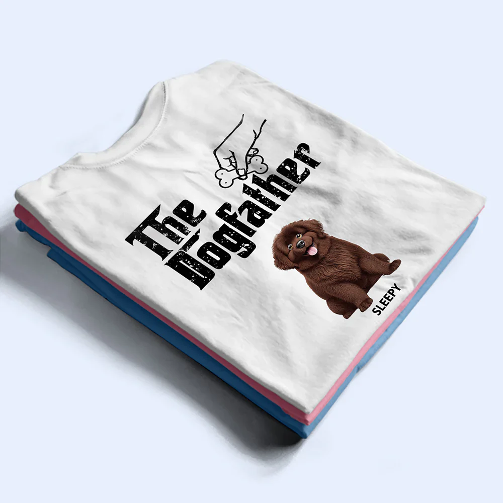 The Dog Father 3D Effect - Personalized T Shirt - Image 2