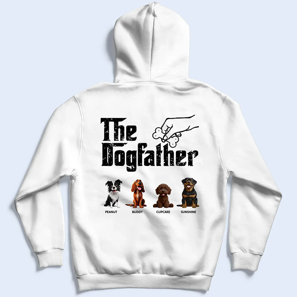 The Dog Father 3D Effect - Personalized T Shirt - Image 4
