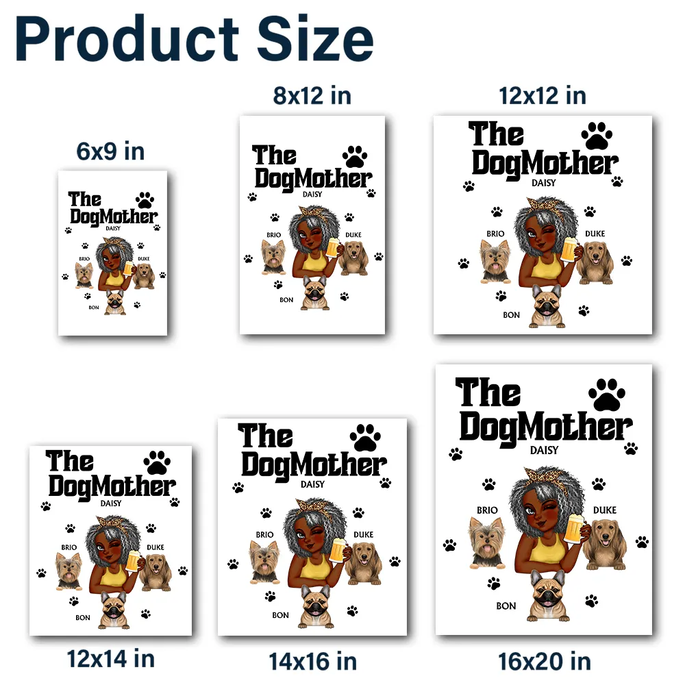 The Dog Mother Dog Mom - Personalized Decor Decal - Image 6