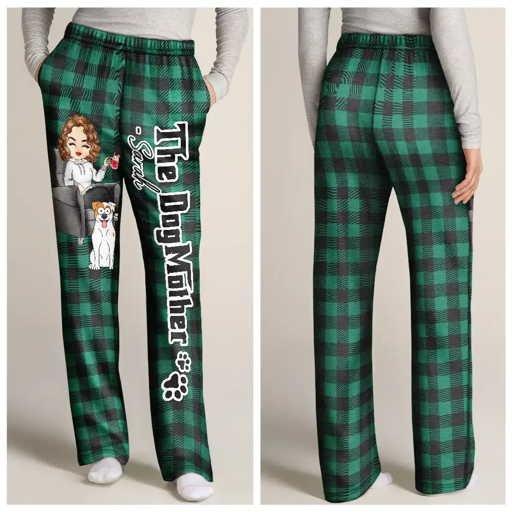 The Dog Mother - Personalized Pajama Pants - Image 3