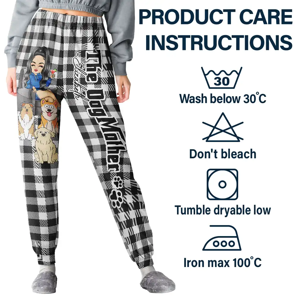 The Dog Mother - Personalized Pajama Pants - Image 5