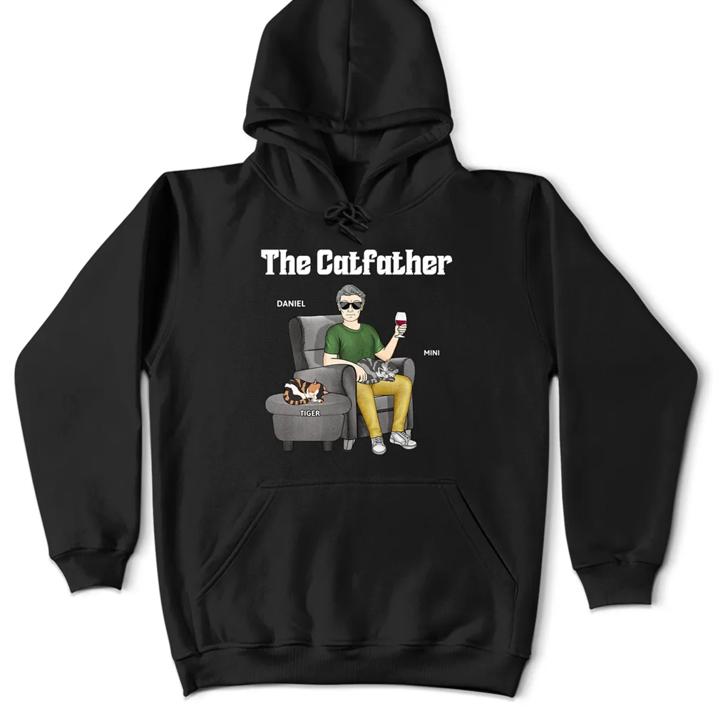 The Dogfather Best Dog Dad Ever - Personalized T Shirt - Image 4