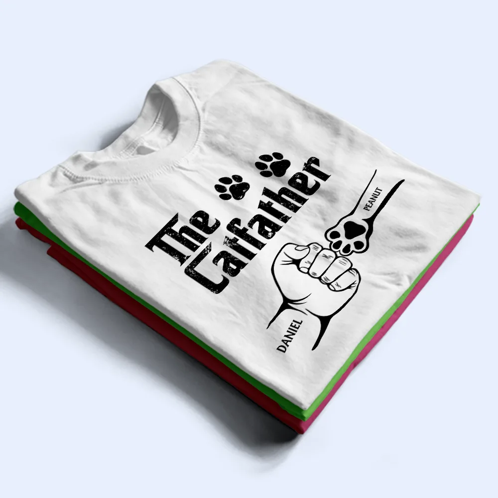The Dogfather Hand Punch - Personalized T Shirt - Image 3