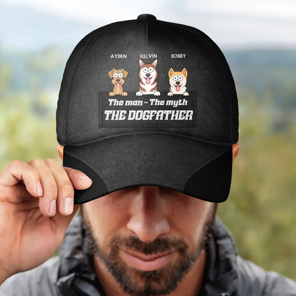 The Dogfather Patch - Personalized Classic Cap - Image 4
