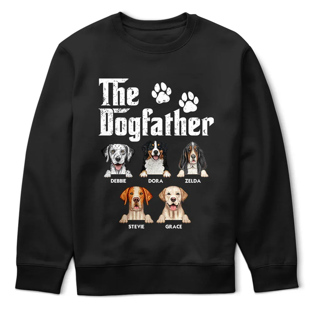 The Dogfather Semi Real - Personalized T Shirt - Image 5