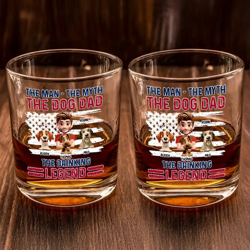 The Drinking Legend - Personalized Whiskey Glass - Image 2