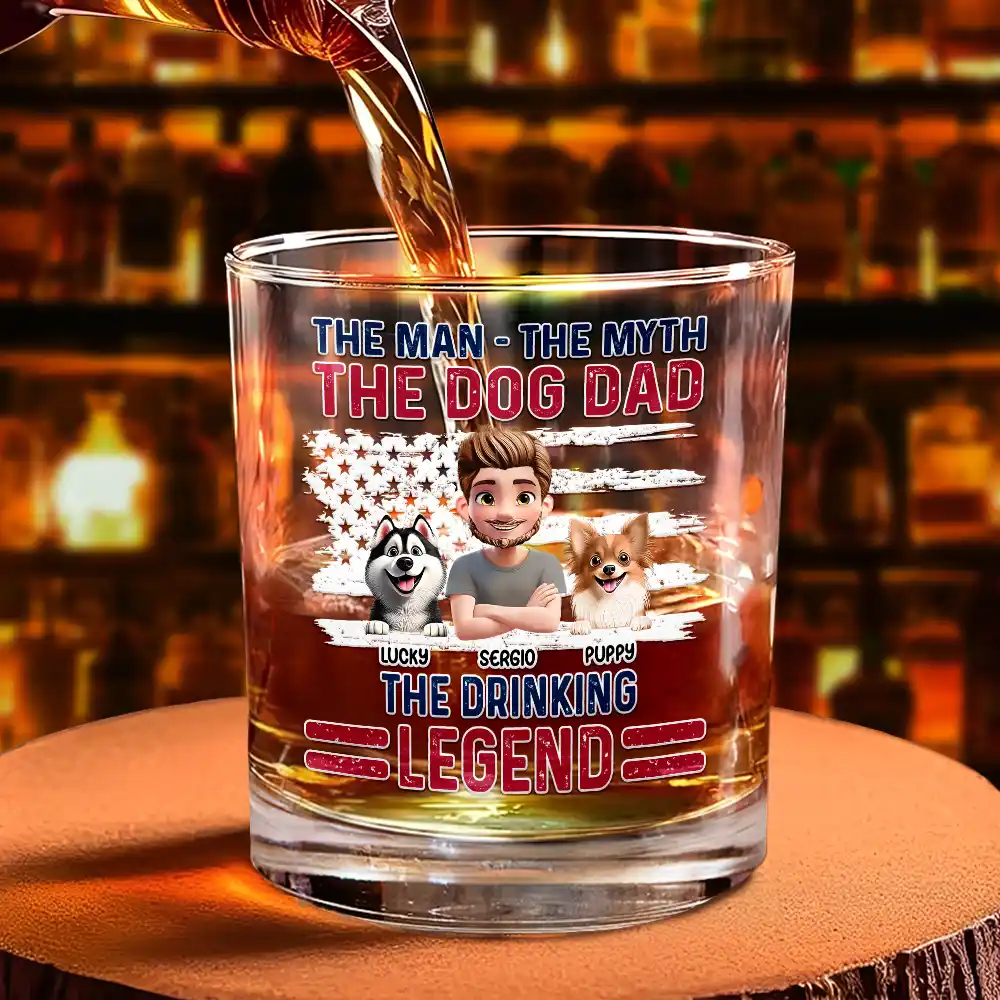 The Drinking Legend - Personalized Whiskey Glass - Image 4