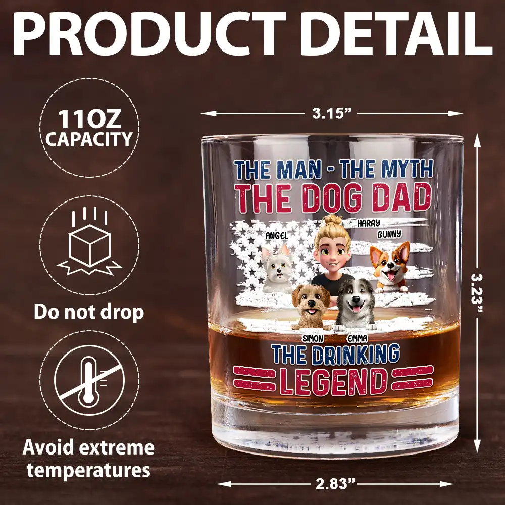 The Drinking Legend - Personalized Whiskey Glass - Image 5