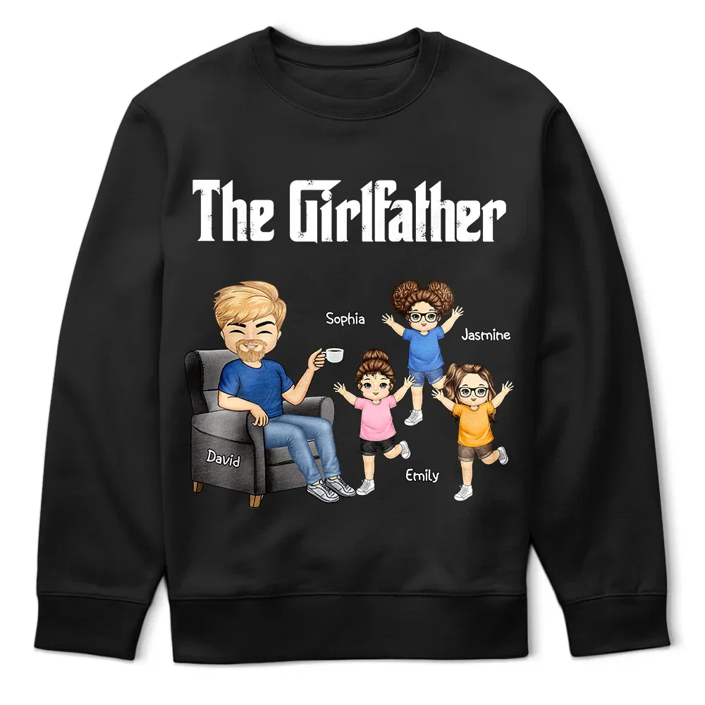 The Girlfather - Personalized T Shirt - Image 5