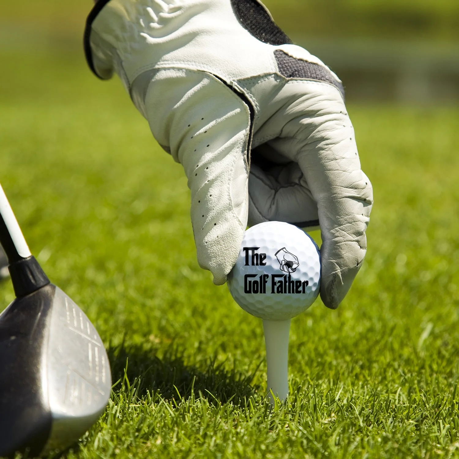 The Golf Father - Gift For Dad, Father, Grandpa, Golfer, Golf Lover - Personalized Golf Ball - Image 5