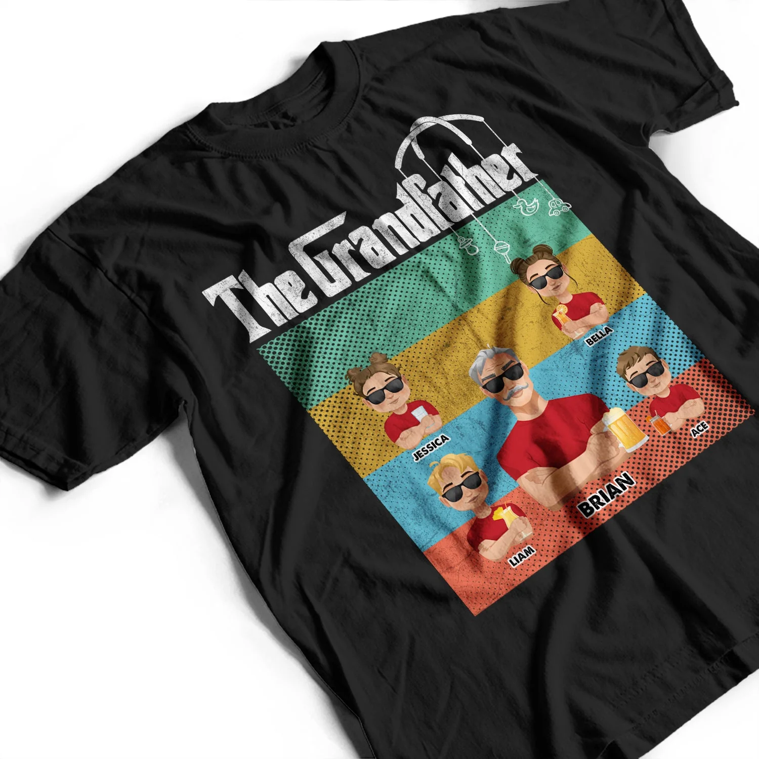 The Grandfather - Personalized T Shirt - Image 3