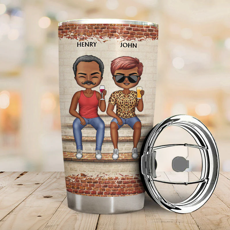 The Greatest Gift Our Parents Gave Us Was Each Other Family Sibling - Gift For Sisters And Brothers - Personalized Custom Tumbler - Image 2