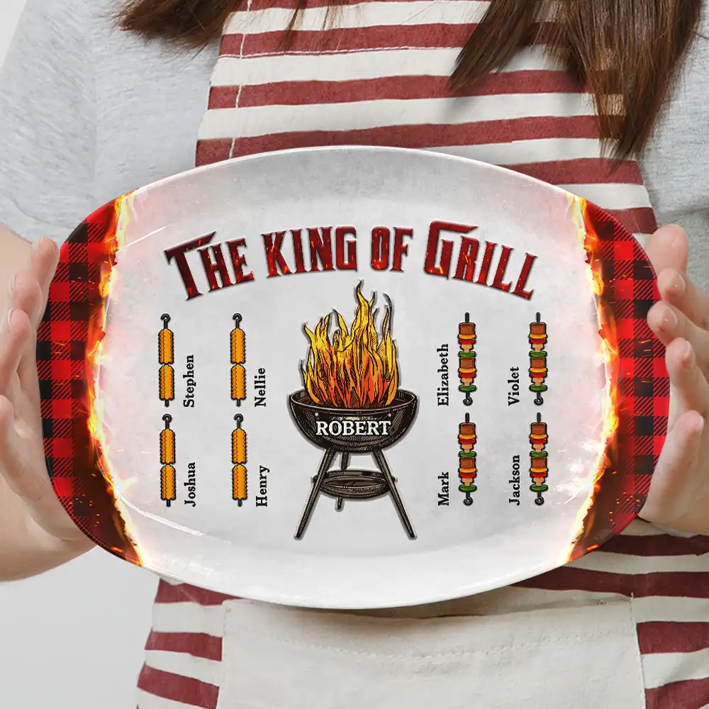 The Grillfather - Personalized Plate - Image 4