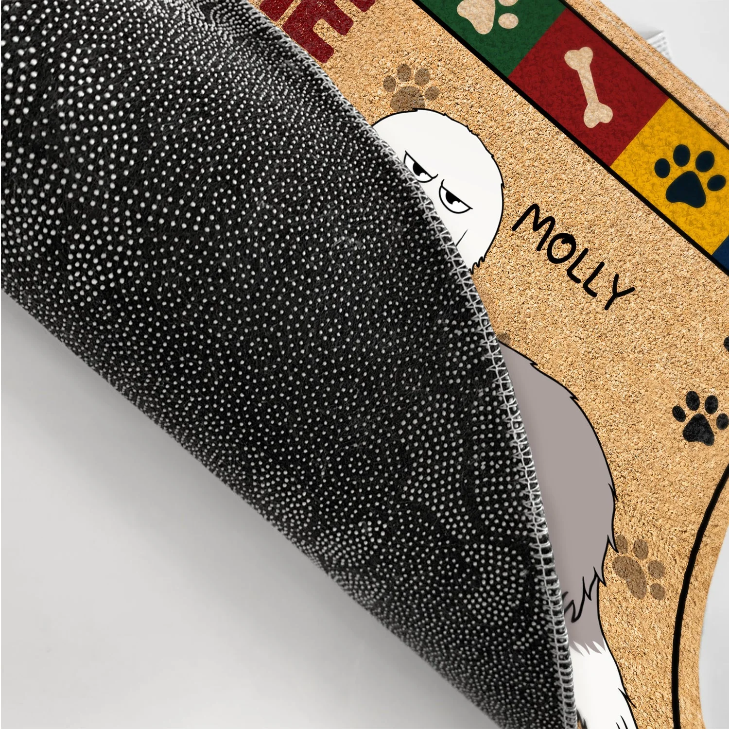 The Humans Just Live Here With Us - Gift For Dog Lovers, Cat Lovers - Personalized Doormat - Image 3