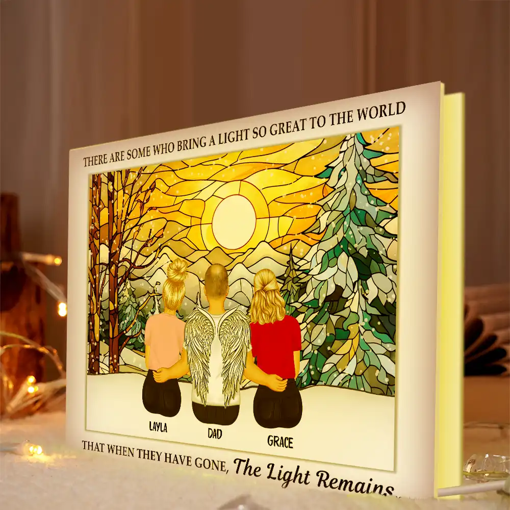 The Light Remains - Personalized Custom Shaped Light Box - Image 4
