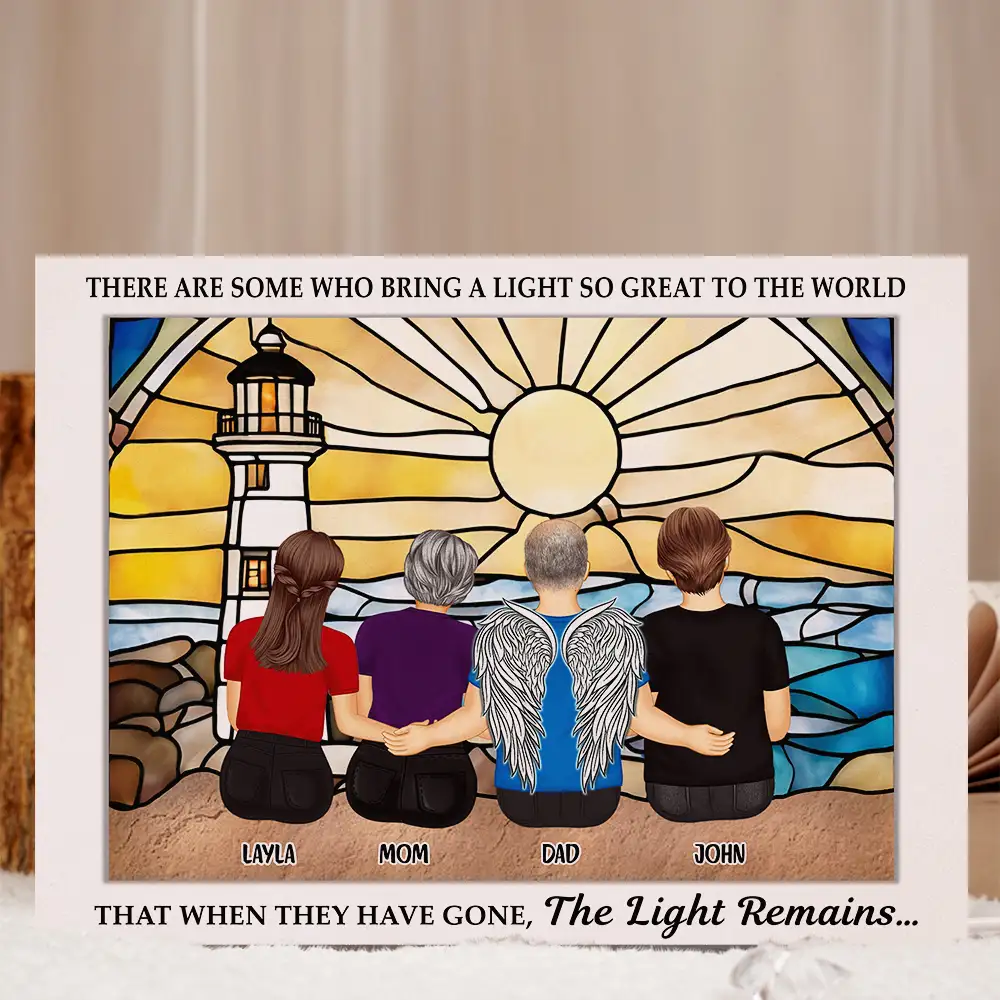 The Light Remains - Personalized Custom Shaped Light Box - Image 5