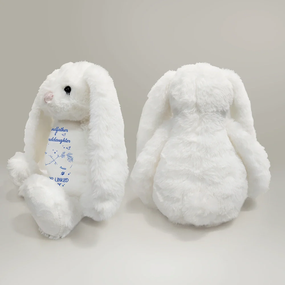 The Love Between A Grandma And Granddaughter Is Forever - Personalized Soft Toy Bunny - Image 4