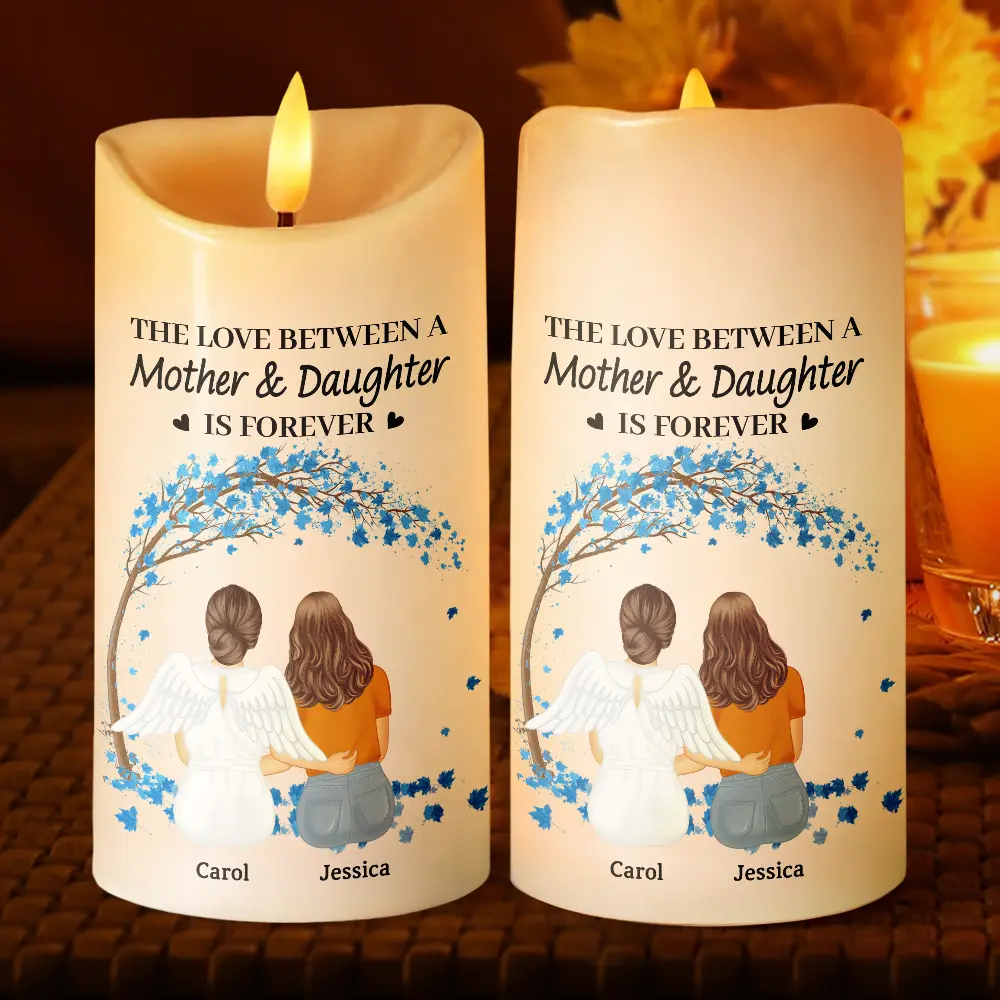 The Love Between A Mother And Her Children - Personalized Flameless LED Candle - Image 2
