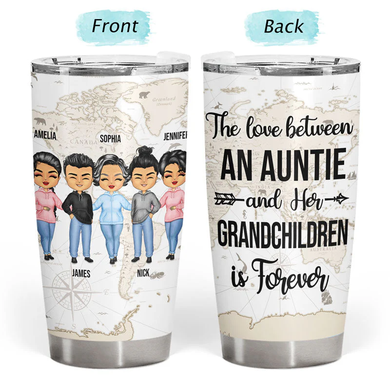 The Love Between Is Forever - Gift For Family - Personalized Custom Tumbler - Image 3