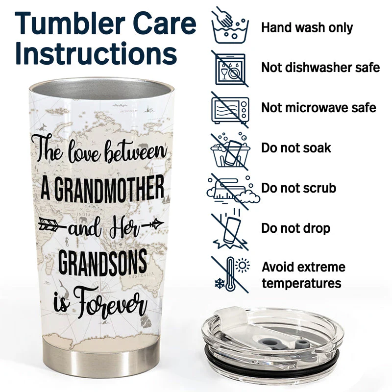 The Love Between Is Forever - Gift For Family - Personalized Custom Tumbler - Image 5