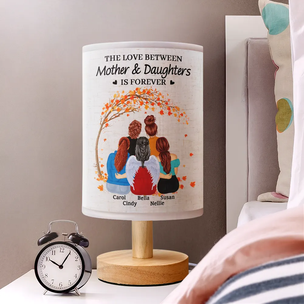 The Love Between Mother And Daughters Is Forever - Personalized Fabric Lamp - Image 2