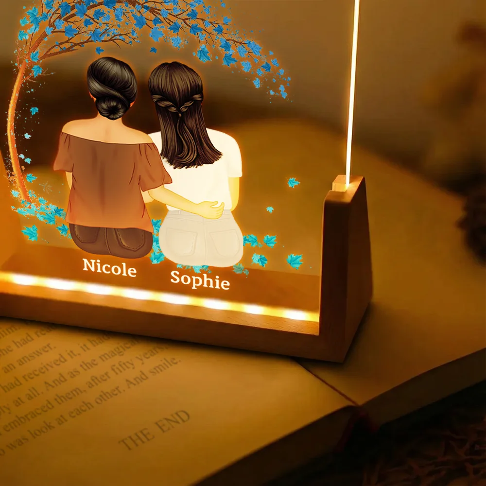 The Love Between Mother & Daughters Is Forever - Personalized Night Light - Image 6