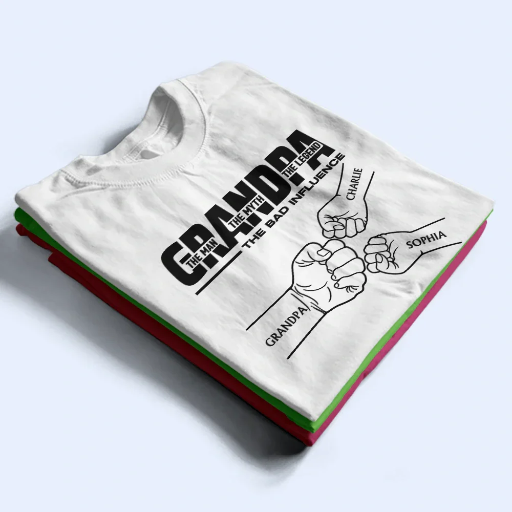 The Man The Myth - Personalized T Shirt - Image 2