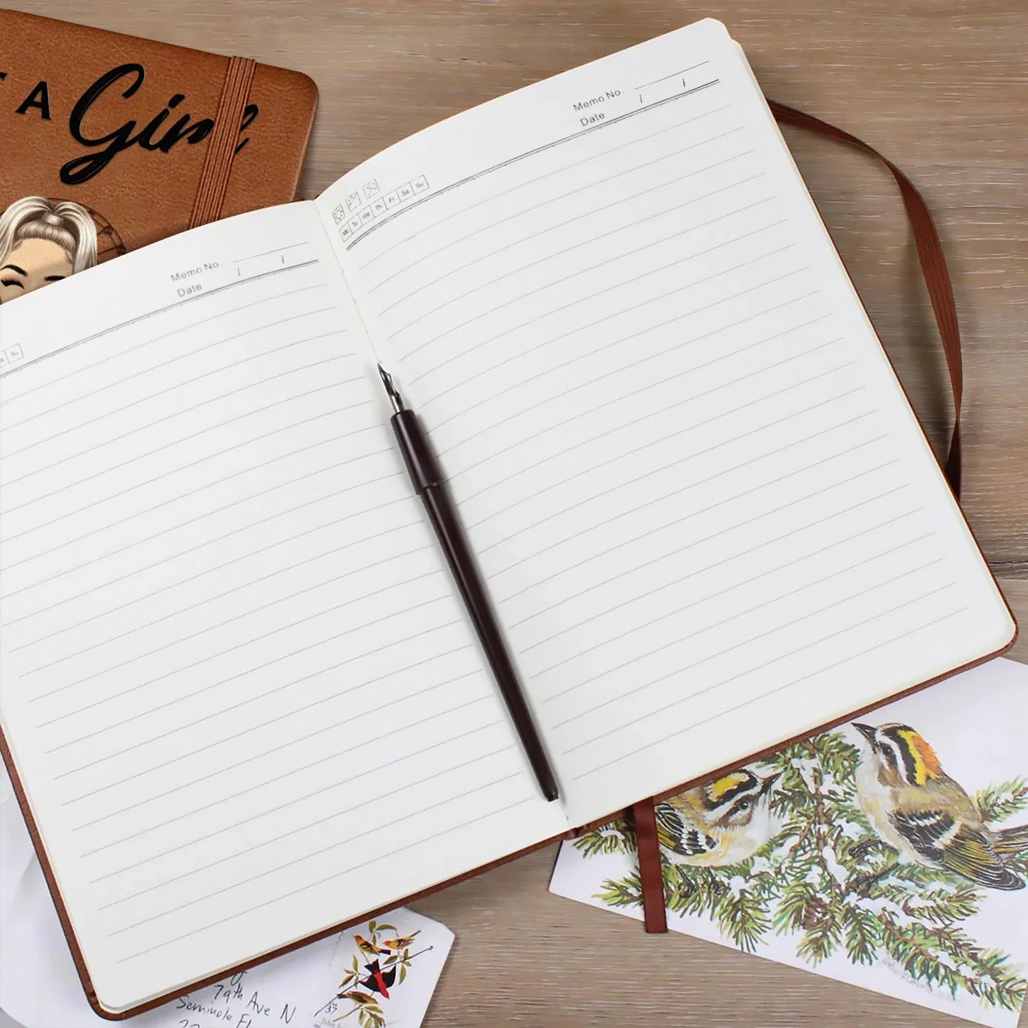 The Memories We've Made - Gift For Traveling Lovers - Personalized Leather Journal - Image 2