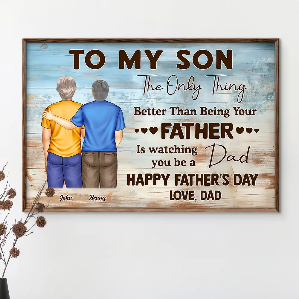 The Only Thing Better Than Being Your Father - Personalized Poster - Image 2