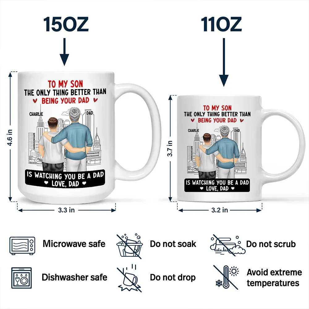 The Only Thing Better Than Being Your Parents Grandparents - Personalized Mug - Image 4
