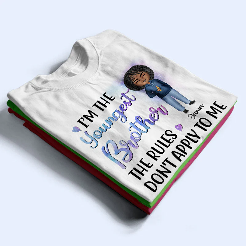 The Rules Sister Brother - Family Sibling Gift - Personalized Custom Hoodie - Image 3
