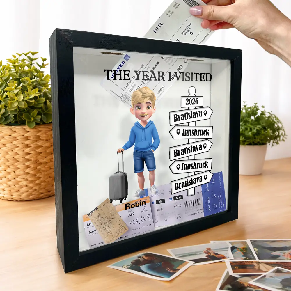 The Year We Visited - Personalized Ticket Memory Box - Image 2